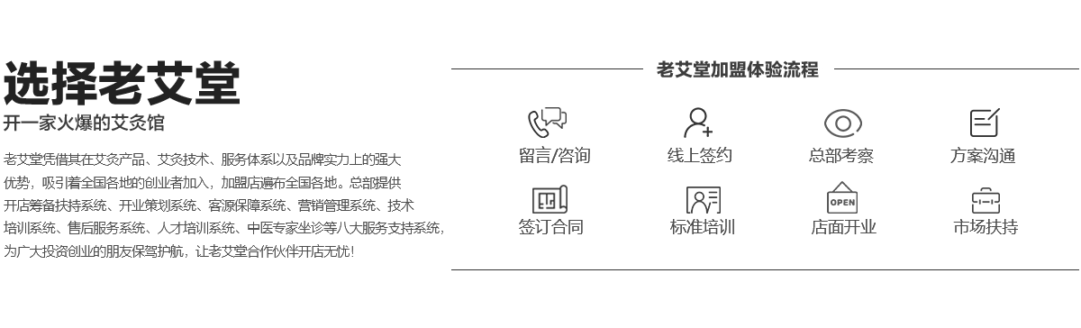 老艾堂服務體驗流程